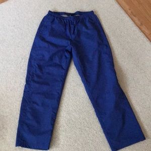 Port Authority Royal blue polyester sweatpants- Like new!